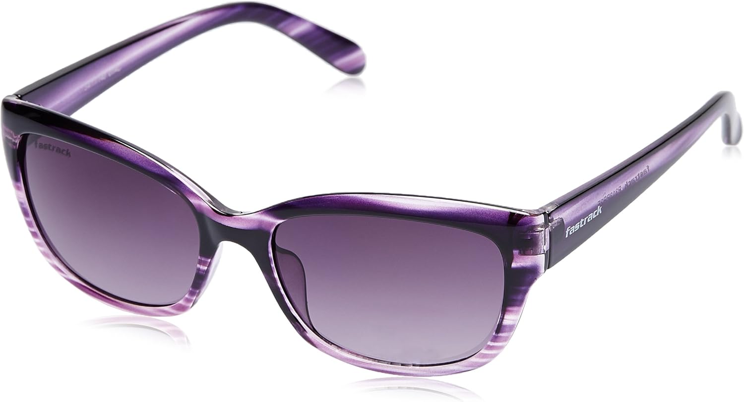 Fastrack UV Protected Cat Eye Women's Sunglasses (P313PR2F54Purple