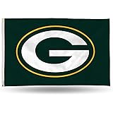 Amazon Com Fremont Die Nfl Green Bay Packers 3 X 5 Flag With Grommets 3 X 5 Foot Logo Sports Fan Outdoor Flags Sports Outdoors