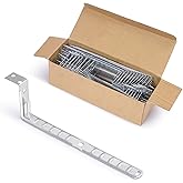SIHAI Stud Wall Cable Support Clamps (100-Pack) - Galvanized Steel | Electrical Brackets &amp; Conduit Management System, Wall-Mounted Solution for Industrial/Residential Wiring Projects