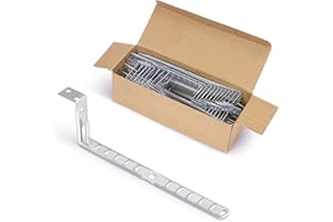 SIHAI 100 Packs Stud Wall Cable Support, Heavy Duty Galvanized Steel Stud Mounting Cable Support for Cable Management and Protection in Wiring of Extension Cords and Cat6 Cables