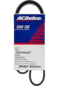 Amazon.com: ACDelco GM Original Equipment 12626076 V-Ribbed 