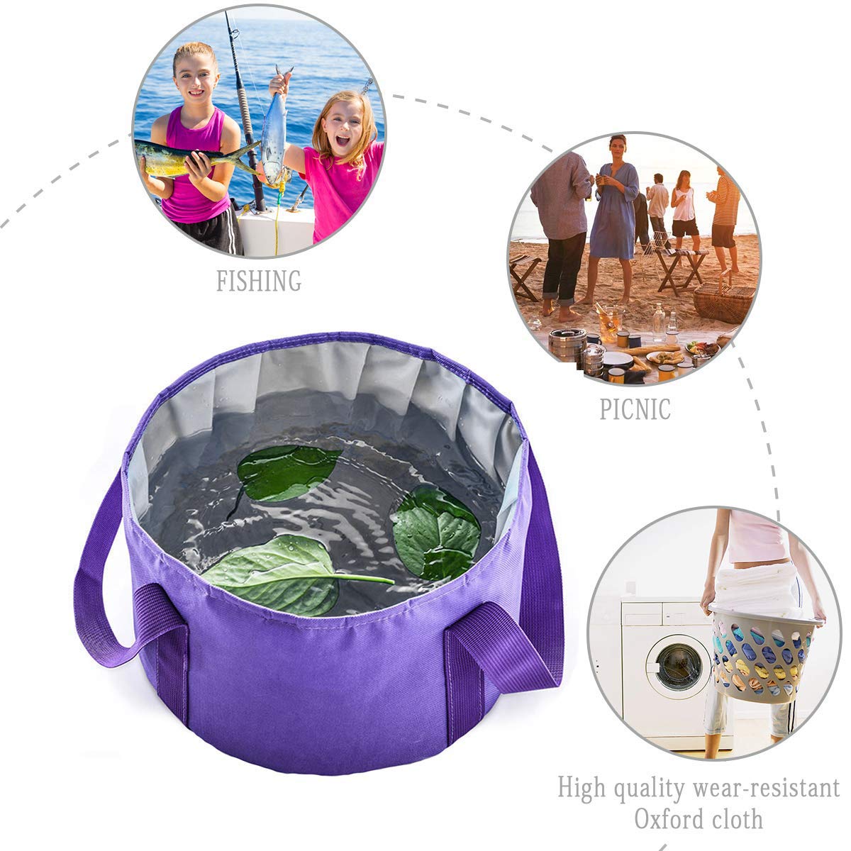 Collapsible Foot Basin - Portable Foot Bath Tubs Soaking Feet Home Pedicure Foot Spa: Beauty