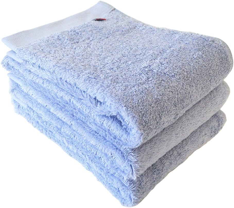 CYBERL Resort Hotel Style Hand Towel Set Of 3 "Blue"