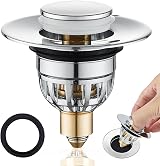 Tomario Sink Plugs Pop Up Drain 34-40mm Stainless Steel Copper Core view 7