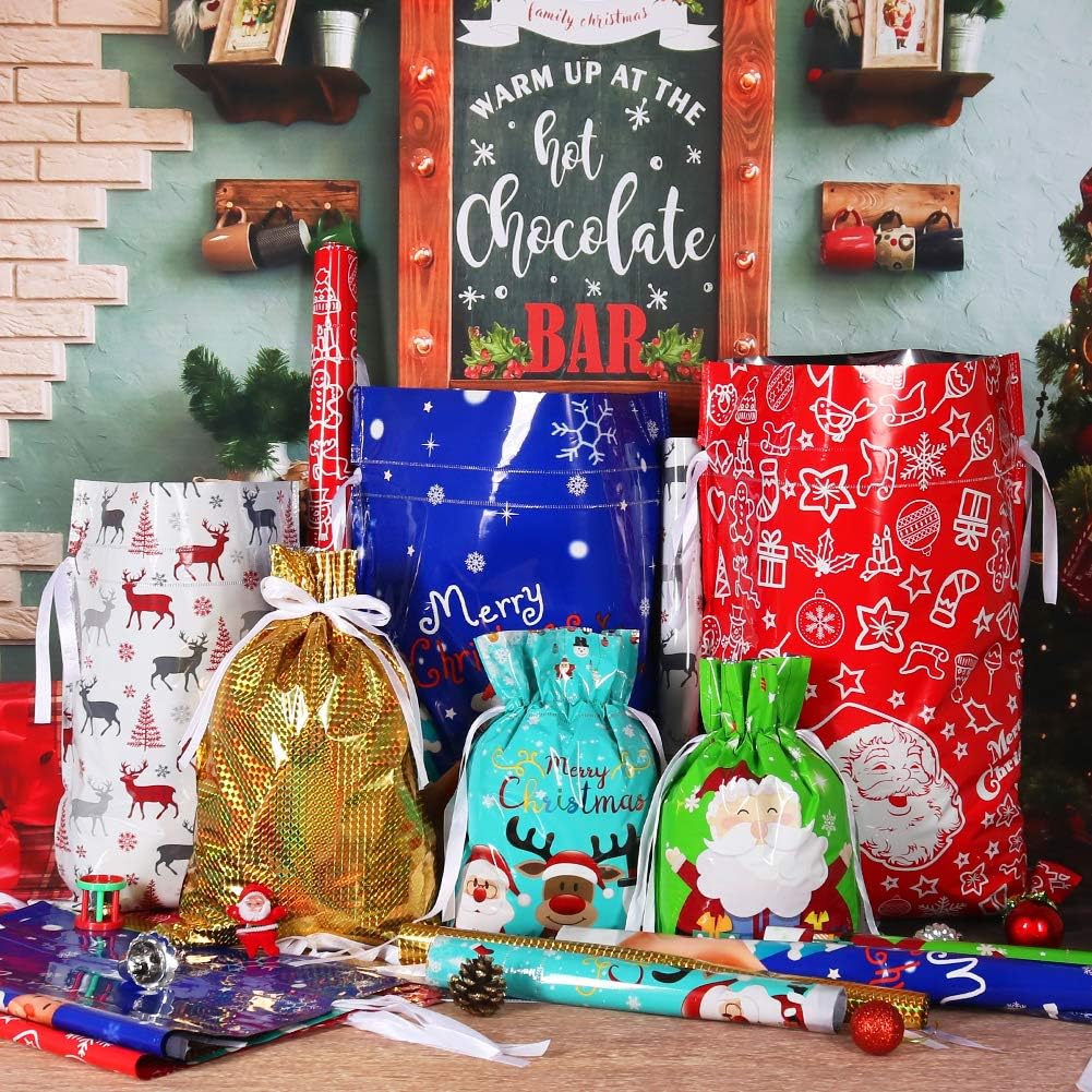 foil xmas bags