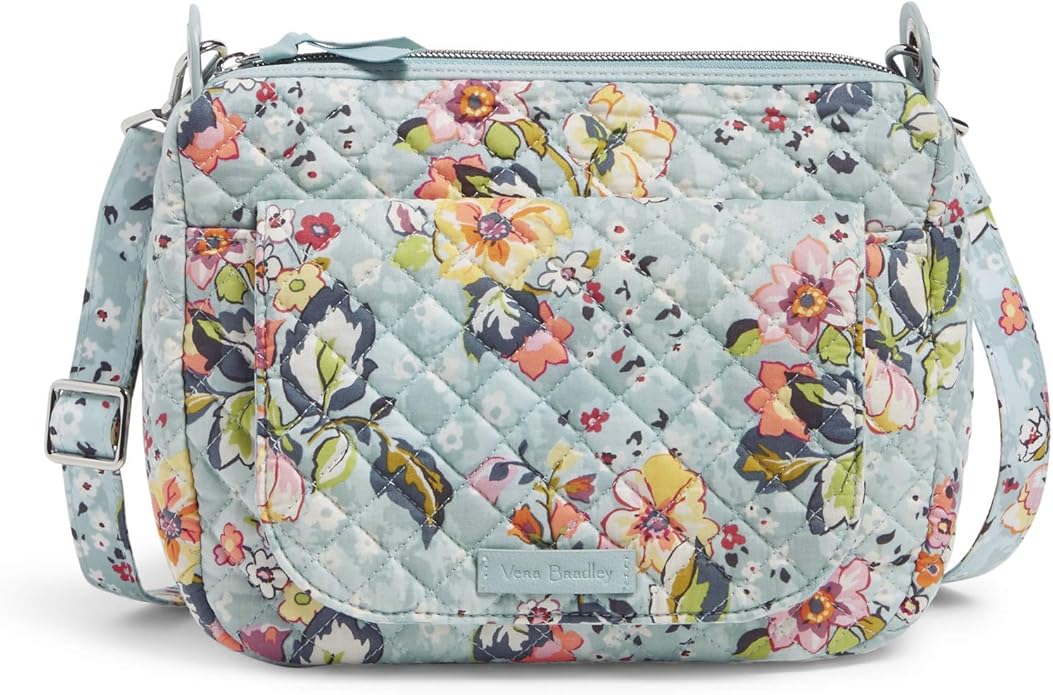 Vera Bradley Signature Cotton Carson Mini Shoulder Bag Crossbody Purse