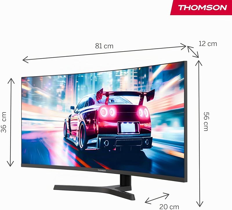 Gaming Monitor 34 Pollici UWQHD Monitor, 240Hz VA EyeCare Display, 1ms, Adaptive Sync, Speaker, HDR10, HDMI&DP, M34QG7Y14C
