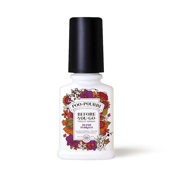 POO-POURRI BEFORE-YOU-GO TOILET SPRAY, BLUSH FLORALS, 2 FL...