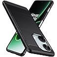Natbok Compatible with OnePlus Nord 3 Case, Flexible TPU [Brushed Texture] [Anti-Slip] Shockproof Military Protection Bumper Phone Case,Slim Case Cover for OnePlus Nord 3 5G,Black