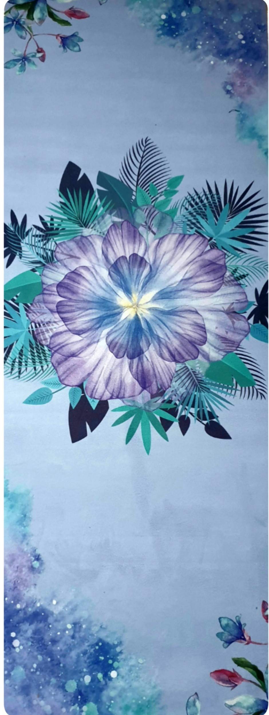 TPE Yoga mat Natural Rubber Non Slip Ultra Grip Eco Friendly Perfect for Yoga & Pilates Exercises Fitness workout Christmas Gift Home Decorations Carry bag and Strap Included 183x68x0.5cm