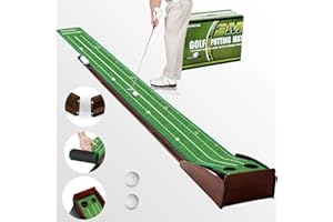 ELEKO MEYAR Putting Green Putting matt for Indoors Golf Putting Mat - Indoor Putting with Ball. Putting matt for Golf Practice, Portable and Easy to Clean. Great Gift