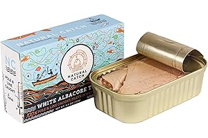 GENERIC Natural Catch White Albacore Tuna Fillets in Water 4.4 oz (Pack of 12)