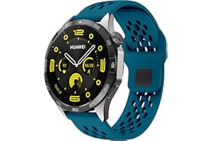 LYSMVIVI Soft Silicone Watch Bands 22mm 20mm 19mm 18mm Breathable Sweatproof Sport Watch Straps with Quick Release for Women & Men