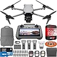 DJI Air 3S Fly More Combo (RC 2 Screen Remote Control) Drone with 1" CMOS Wide-Angle & Medium Tele Camera, 4K/60fps, Omnidirectional Sensing, Smart RTH & 3 Batteries Bundle with Deco Gear Accessories