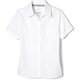 French Toast Girls' Short Sleeve Blouse with Pocket