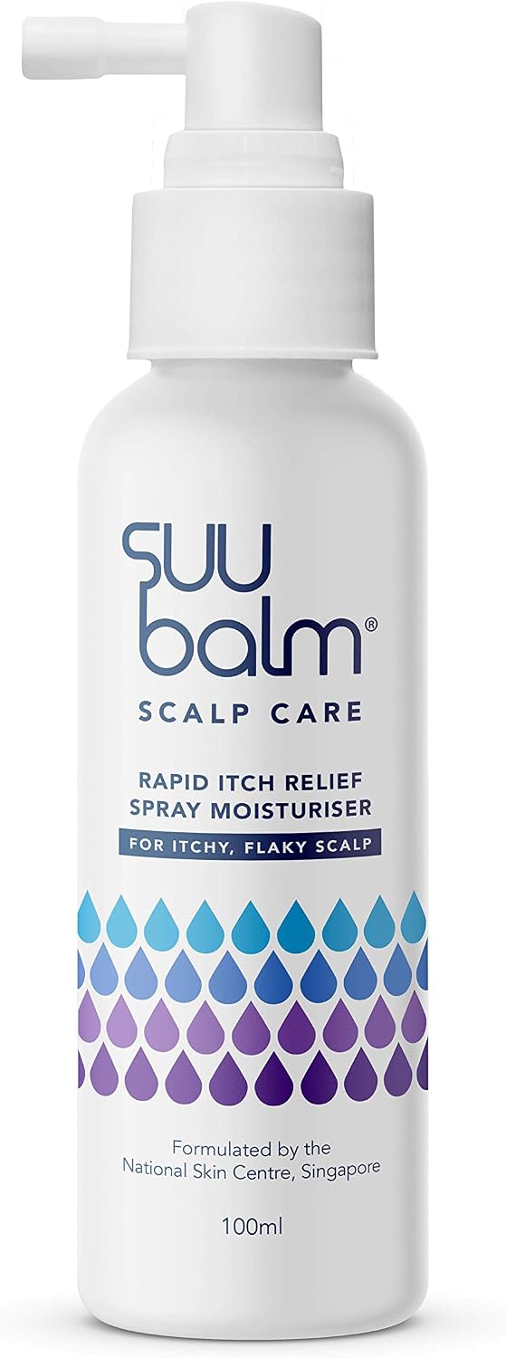 Suu Balm Scalp Care, Rapid Soothing Scalp Relief Spray Moisturiser Treatment, Itchy Scalp Treatments