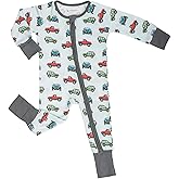 LollyBanks Baby Pajamas, 2-Way Zipper Infant Romper, 95% Viscose Made from Bamboo and 5% Spandex, Baby Sleepers