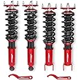 maXpeedingrods Coilovers for Infiniti Q50 V37 2014-2023 RWD, Height Adjustable Coilovers Suspension Kit, Preset Damping Shock Absorber Struts, Lowering Kit Red