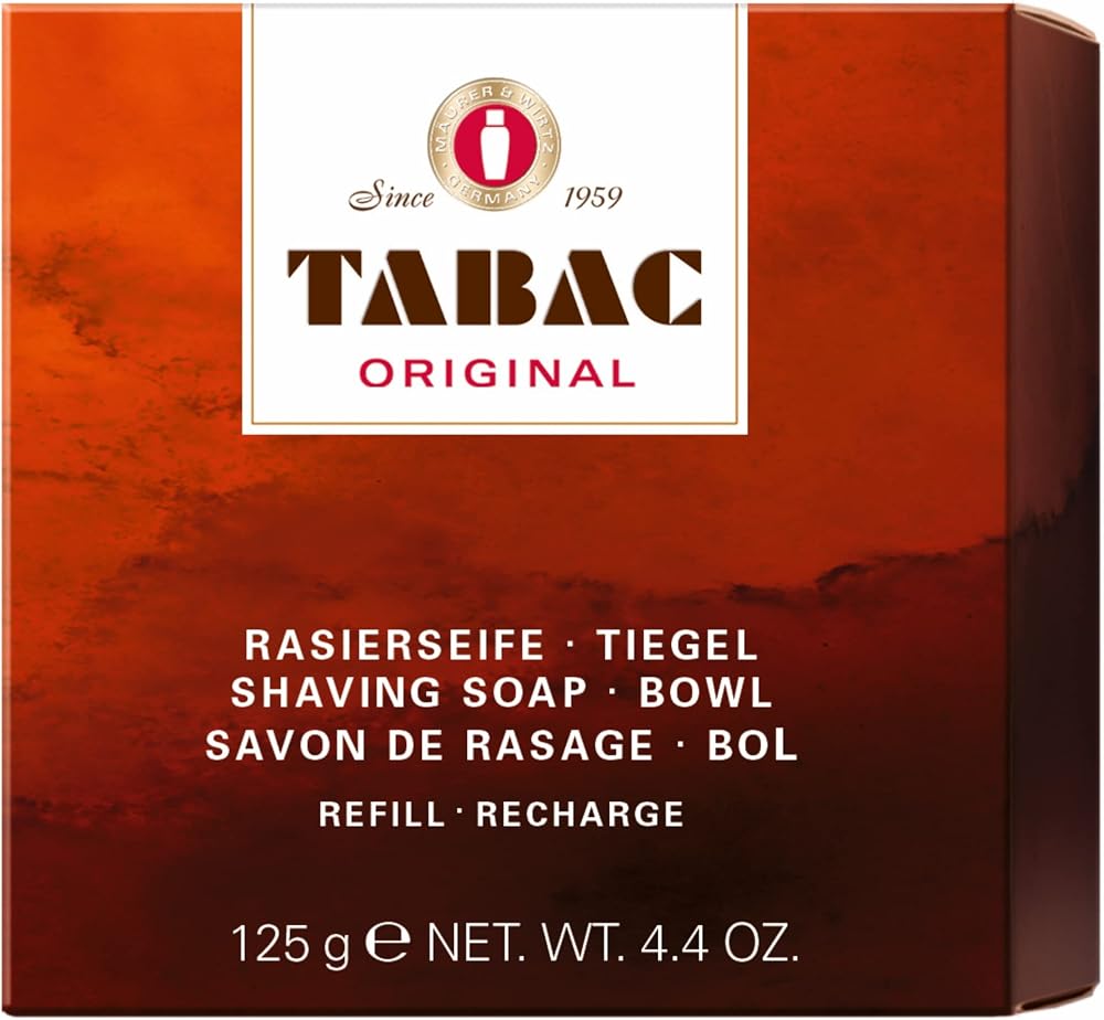 Tabac Original Shaving Soap 125 g Refill – Classic Fragrance for Smooth Shave