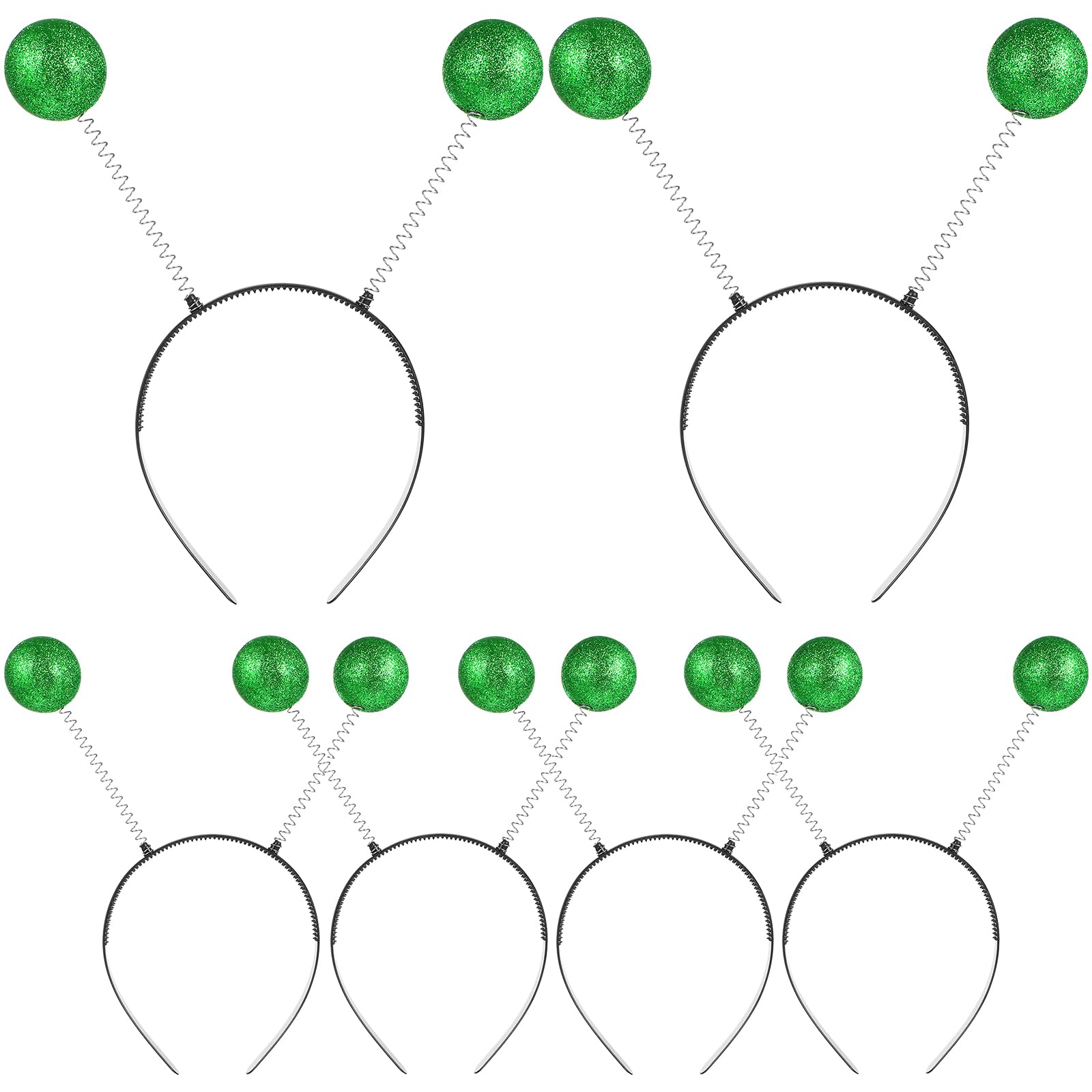 VALICLUD Green Headband for Girls and Women Christmas Hair Accessory Lightweight Festive Party Hair Hoop for Adults and Kids