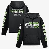 Fanatics Men's Black Seattle Seahawks Super Bowl LX Champions Four-Piece Hoodie