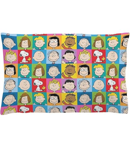 Snoopy With Flower Bouquet Standard Pillowcase - 20x30 Inch Fleece Cover, Fun Gift Idea