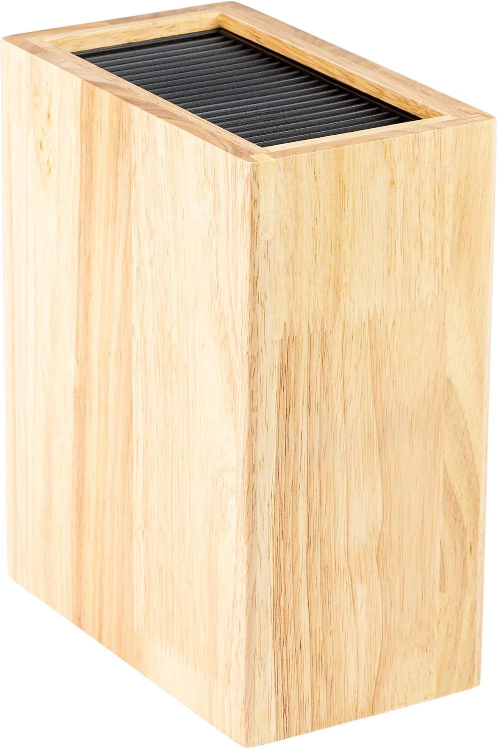 Rockingham Forge Upright Wooden Bamboo Universal Knife Block for up to 20 Knives