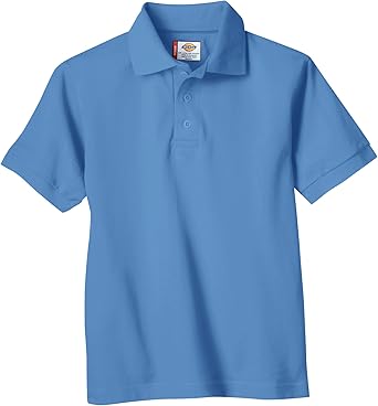 boys light blue polo