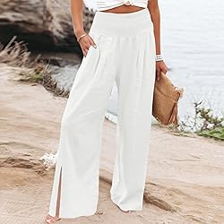 JIOEEH Flowy Pants for Women Leg Prints Pants for