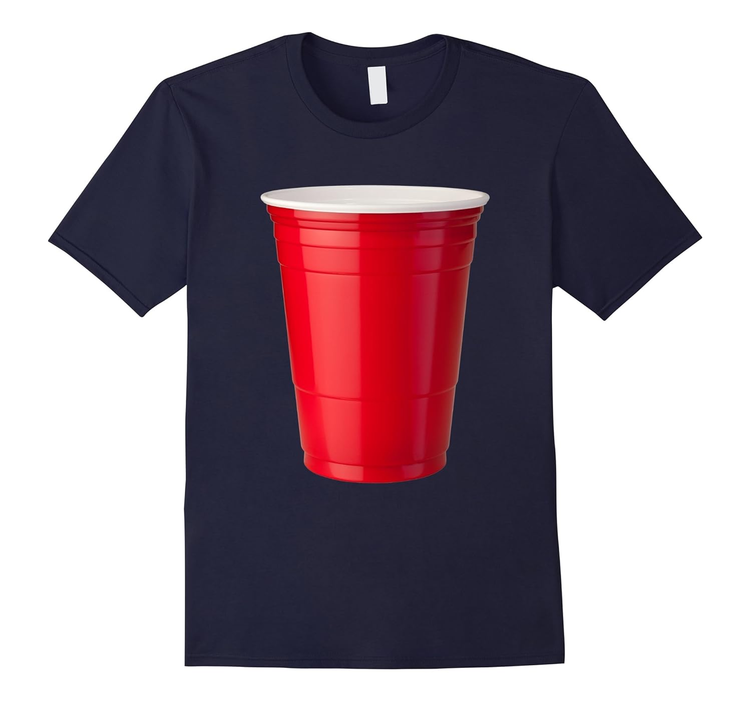Red Solo Cup Tshirt, Party Beer Drinking Tee by Zany Brainy