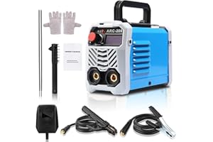 GENERIC ARC Stick Welder 110V,Super Mini Portable Welding Machine 200a,Small Welders,IGBT Inverter Welder Machine 110v with Synergic Control,Hot Start,Arc Force,Anti-Stick, LED Display(Blue)