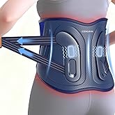 CONLWIN 68" Cordless Heating Pad for Back Pain Relief with 5 Heat & 6 Vibration, Lower Back Massager with 4D Butterfly Support, Portable Heating Pad for Women Men Mom Dad