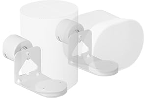 PEGZONE Adjustable Speaker Wall Mount for Sonos Era 100 and Era 300, Flexible Angle Adjustment, Surround Sound Speaker Wall B