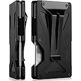 ONLOOKER Wallet for Men, Slim Tactical Wallet - Minimalist Aesthetics, Holds up to 15 Cards, RFID Safe, Blocks Chip Readers, Aluminum Wallet with Money Clip