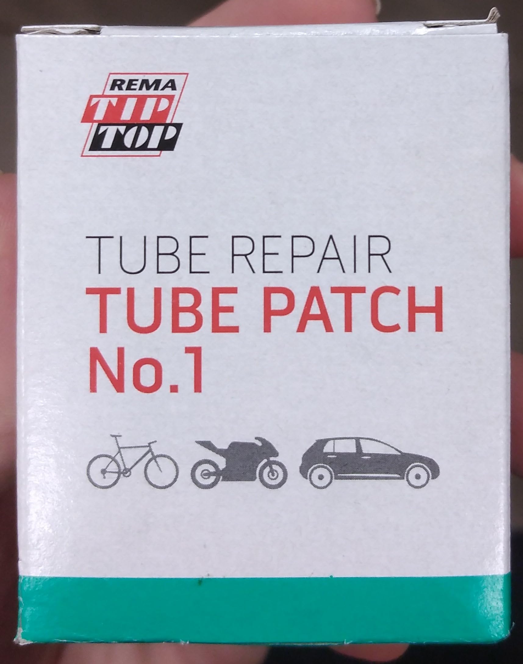 Schlauchflicken 1 Ø 35mm Rotrand Empfohlen für Zweirad. Motorrad und PKW