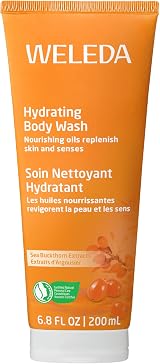 Weleda Sea Buckthorn Creamy Shower Gel 200ml | Natural Organic Vegan Body Wash