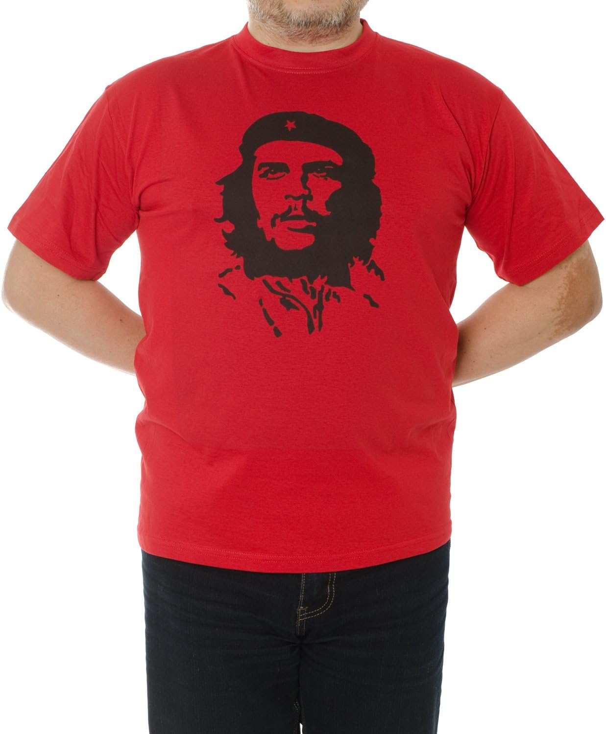 Flowear Men's T-Shirt with Che Guevara Print