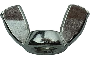 U-TURN FASTENERS, INC. U-Turn - 3/8-16 Wing Nut Stainless Steel, Cold-Forged (10 Pack)