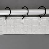 Merriway BH04576 White Nylon Curtain Hooks 100 Pack Heavy Duty Pencil Pleat view 3
