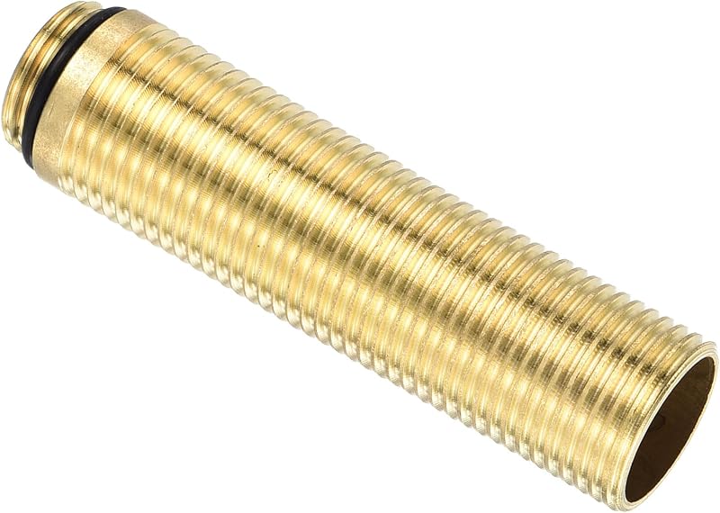 sourcing map 3.15" Faucet Mount Extension Shank Stainless Steel Fixed Foot