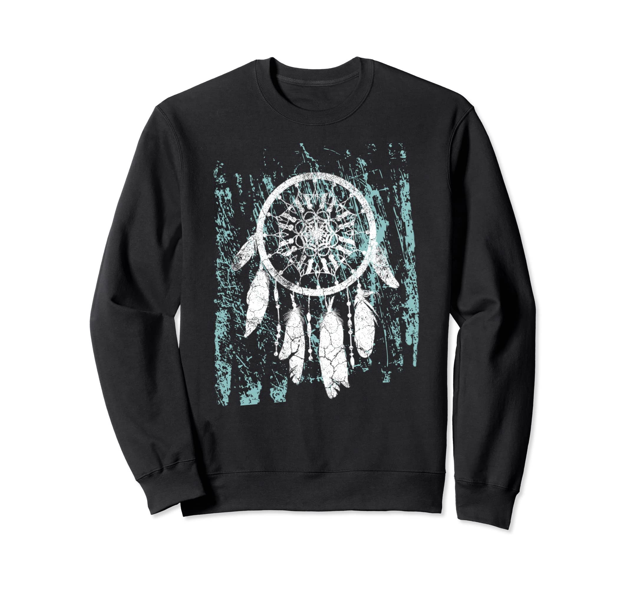 Dream Catcher Feathers Tribal Native American Boho Tapestry Sweatshirt