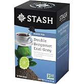 Stash Double Bergamot Earl Grey Black Tea, Tea bags, 18 ct