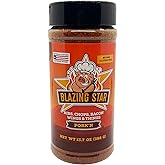 Blazing Star Pork’n Rub – Bold BBQ Seasoning for Ribs, Chops, Bacon, Wings, and Things – Perfect BBQ Rub for Grilling, Smoking, and Barbecue – Veteran Owned (13.7 oz)