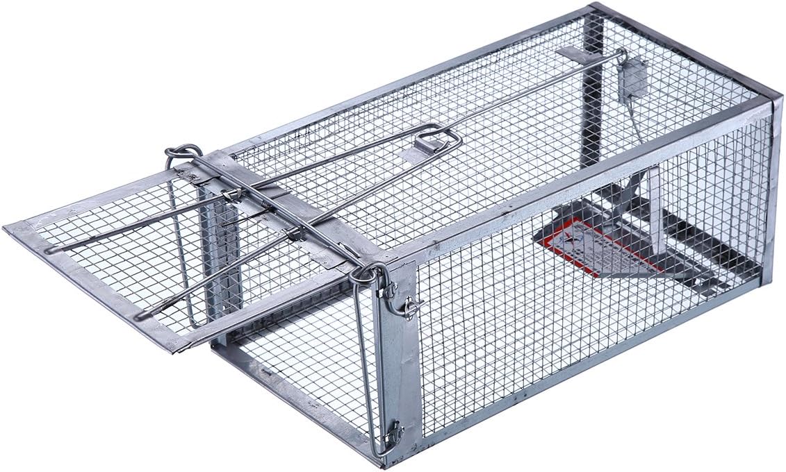 Trapro Humane Live Small Animal Trap Cage for Chipmunk, Mouse, Rat