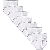 Fruit of the Loom Men's Basic White Brief Multipack