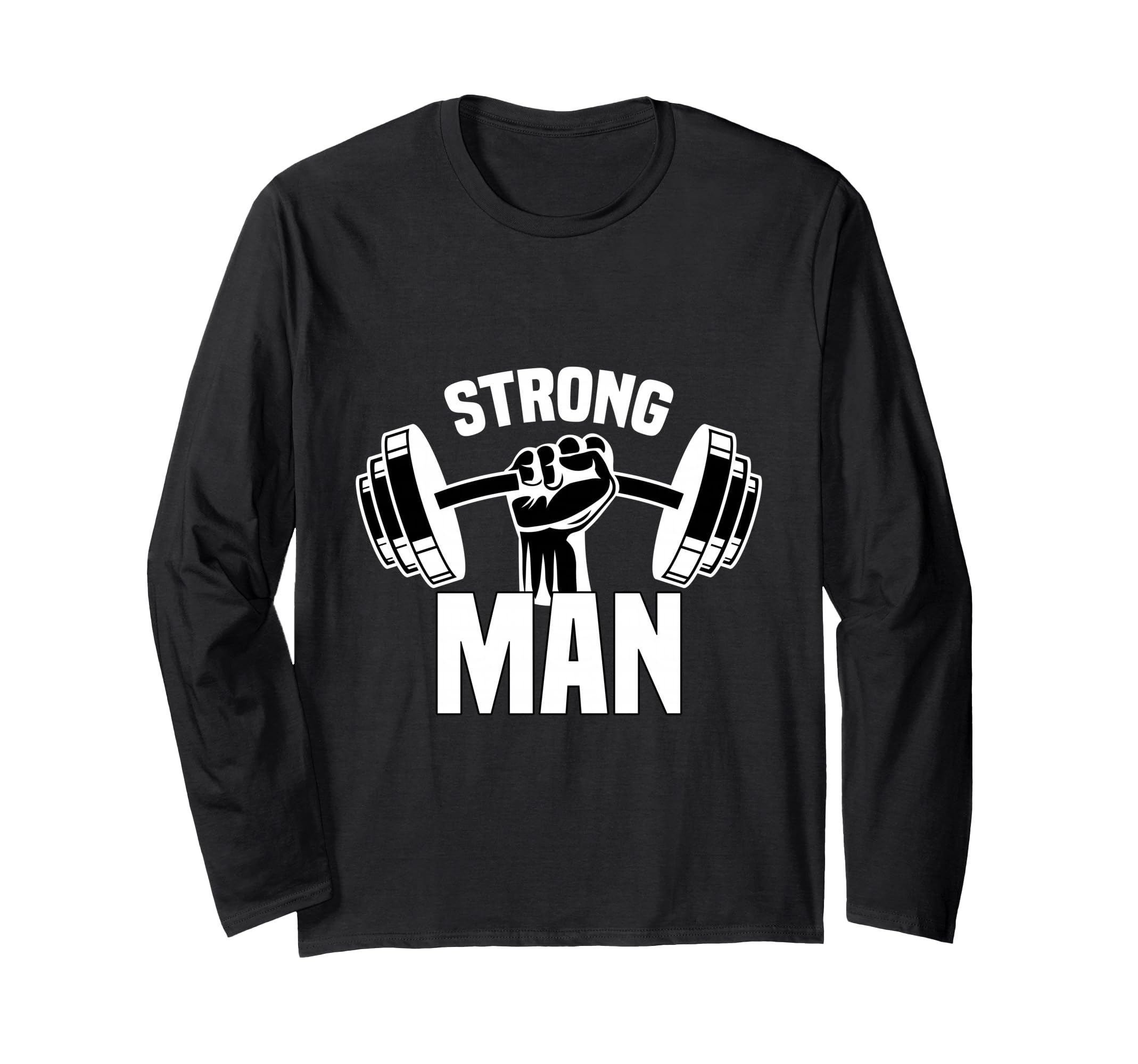 Strongman Gym yoke log dumbbells Long Sleeve T-Shirt
