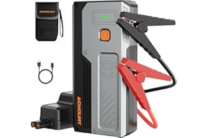 Acmount Car Jump Starter 4000A,Portable Car Battery Jump Starter for Up to 8L Gas & 6.5L Diesel Engines, 12V Jump Starter Power Pack with 3 Modes LED Light, USB Quick Charge