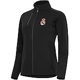 Antigua Real Madrid Women's Generation Full Zip Lightweight Jacket - Four-Way Stretch and Contrast Pocket On Specific Colors