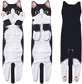 AGRIMONY Cat Funny Hand Towels Cute Cat Decor 25x6 In Soft Absorbent view 2
