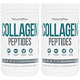 NaturesPlus Collagen Peptides - 0.65 lbs Powder, Pack of 2 - Hair, Skin, Nail & Joint Health, Immune System Support - Non-GMO, Gluten Free - Up to 56 Total Servings